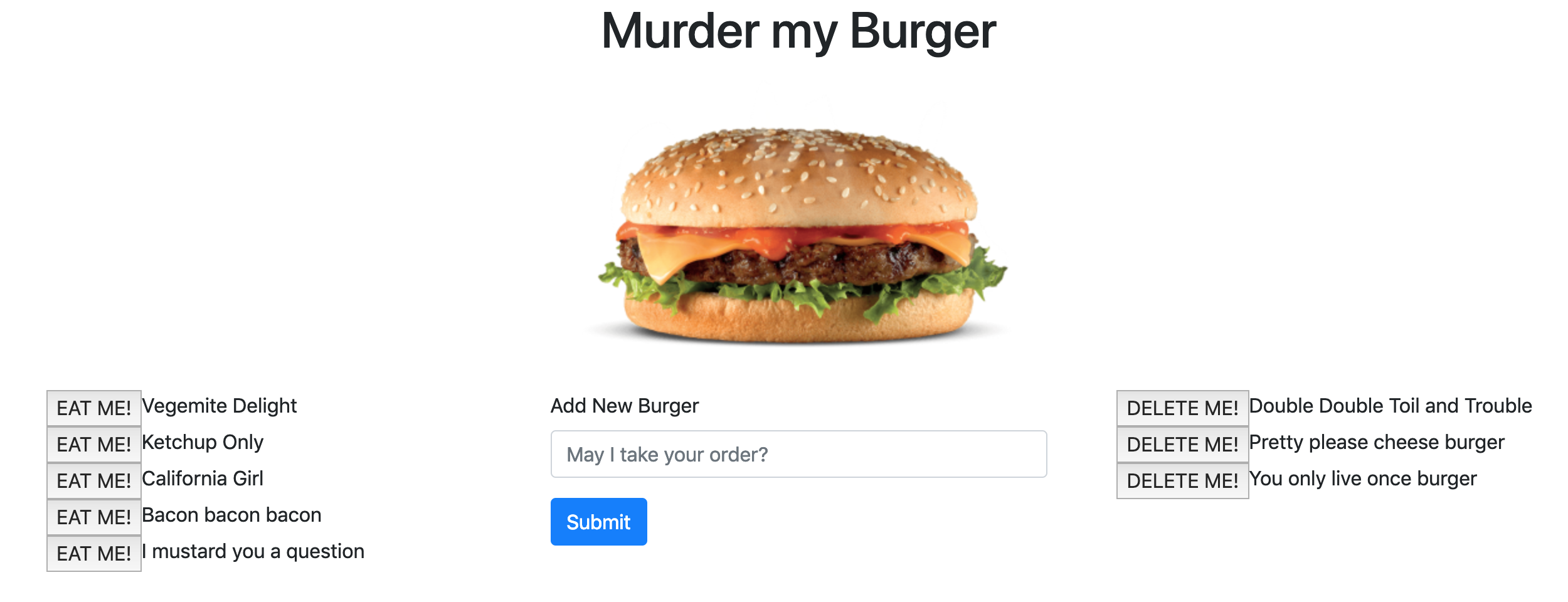 Screenshot burger